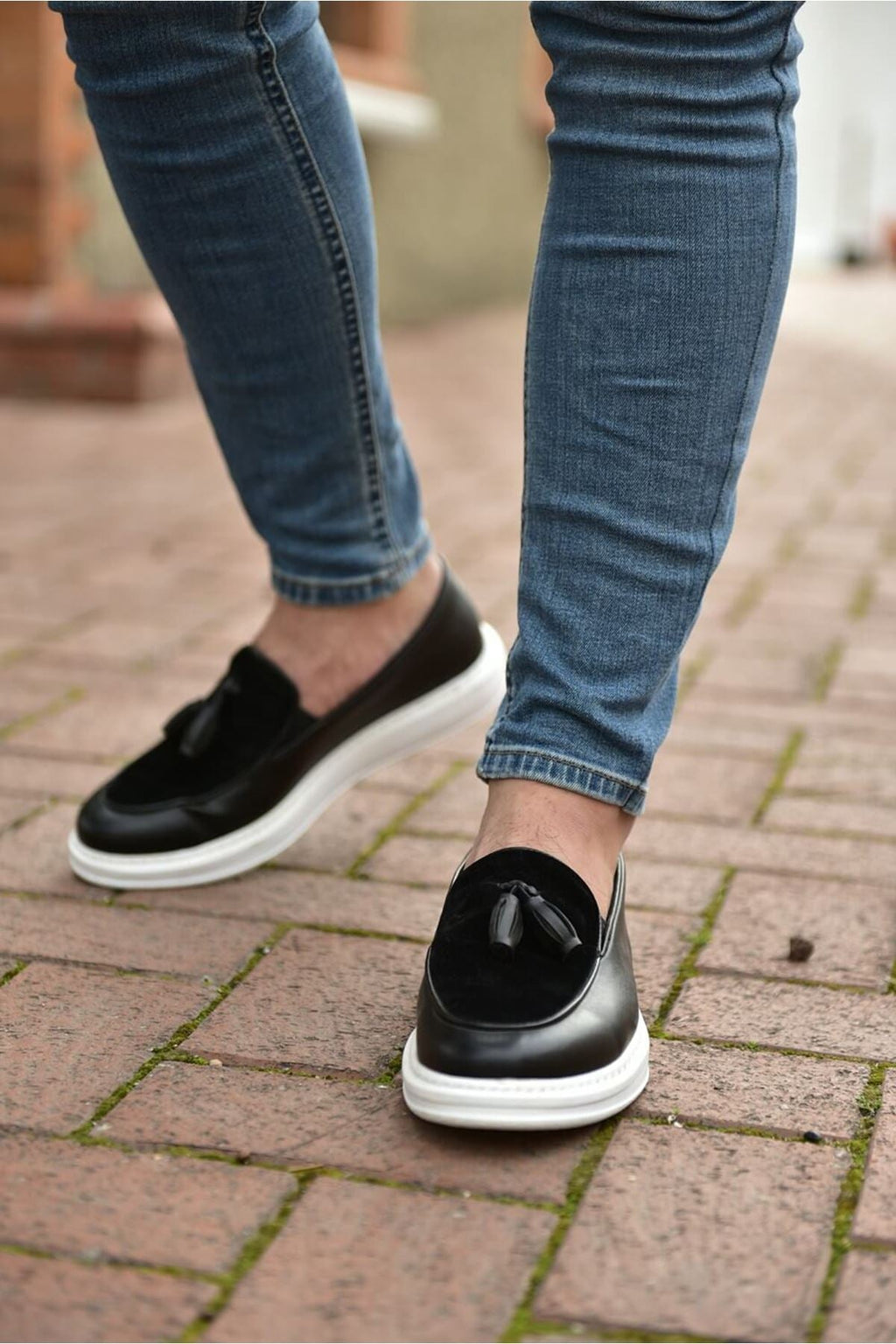 CH002 - CBT Loafer Pelle Men's Sneakers Black