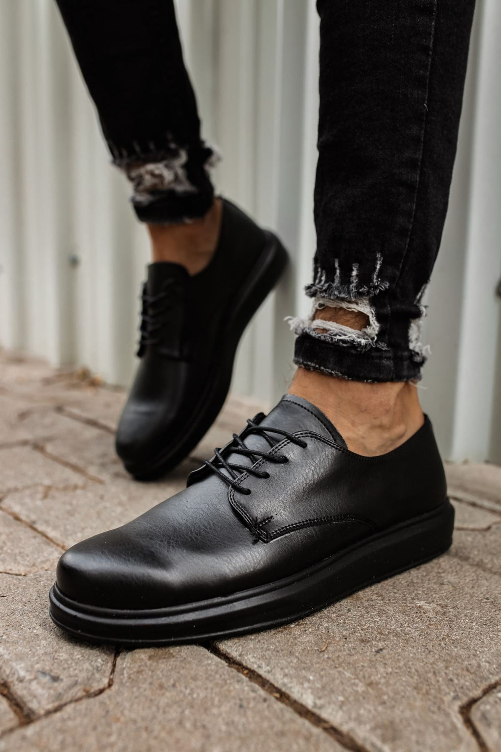 CH003 - CST Pelle Classica Men's Sneakers Black