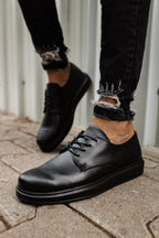 CH003 - CST Pelle Classica Men's Sneakers Black