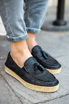 CH119 - CBT Tassels Men's Sneakers Black