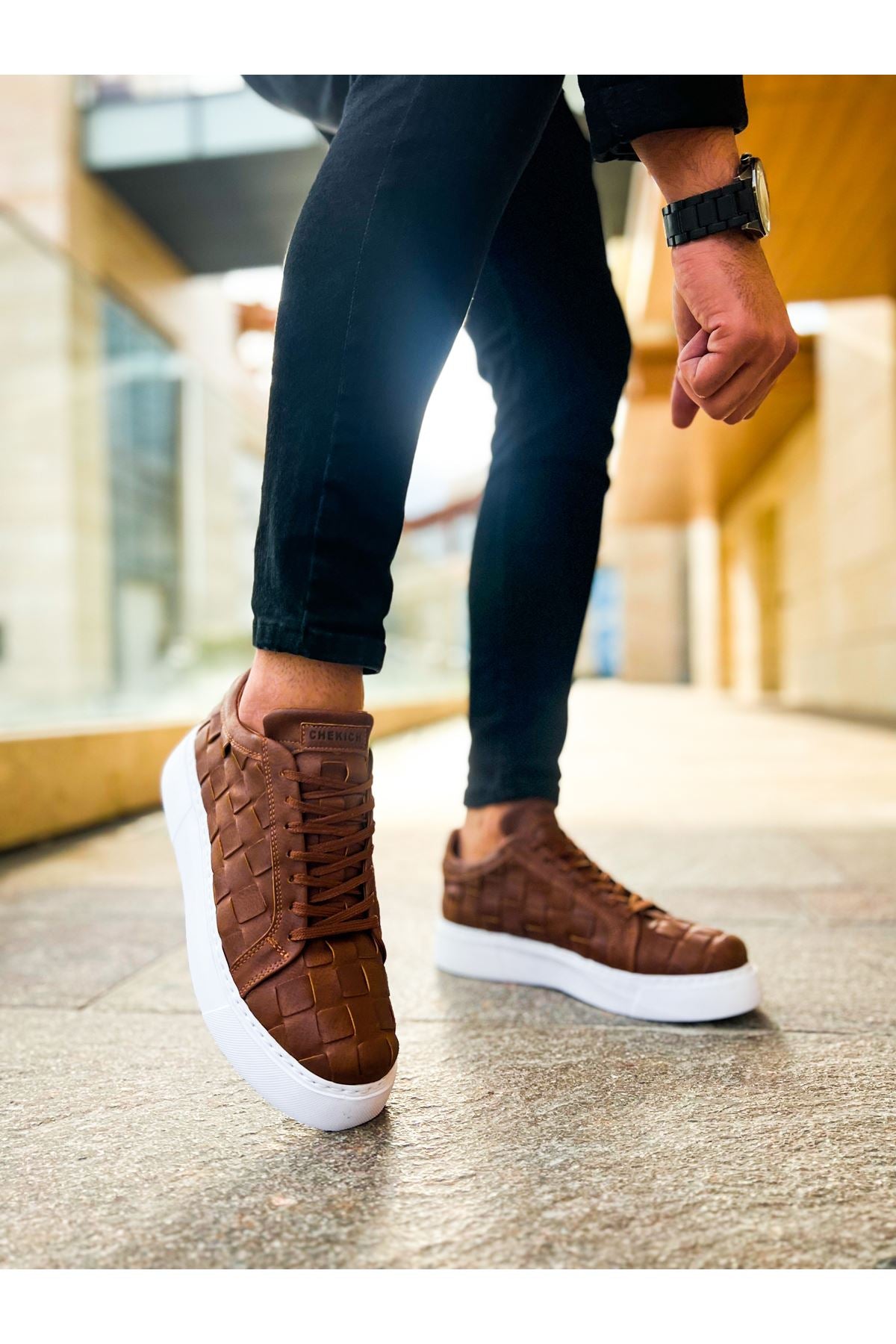 CH209 - OBT Vimini የወንዶች ስኒከር ታን