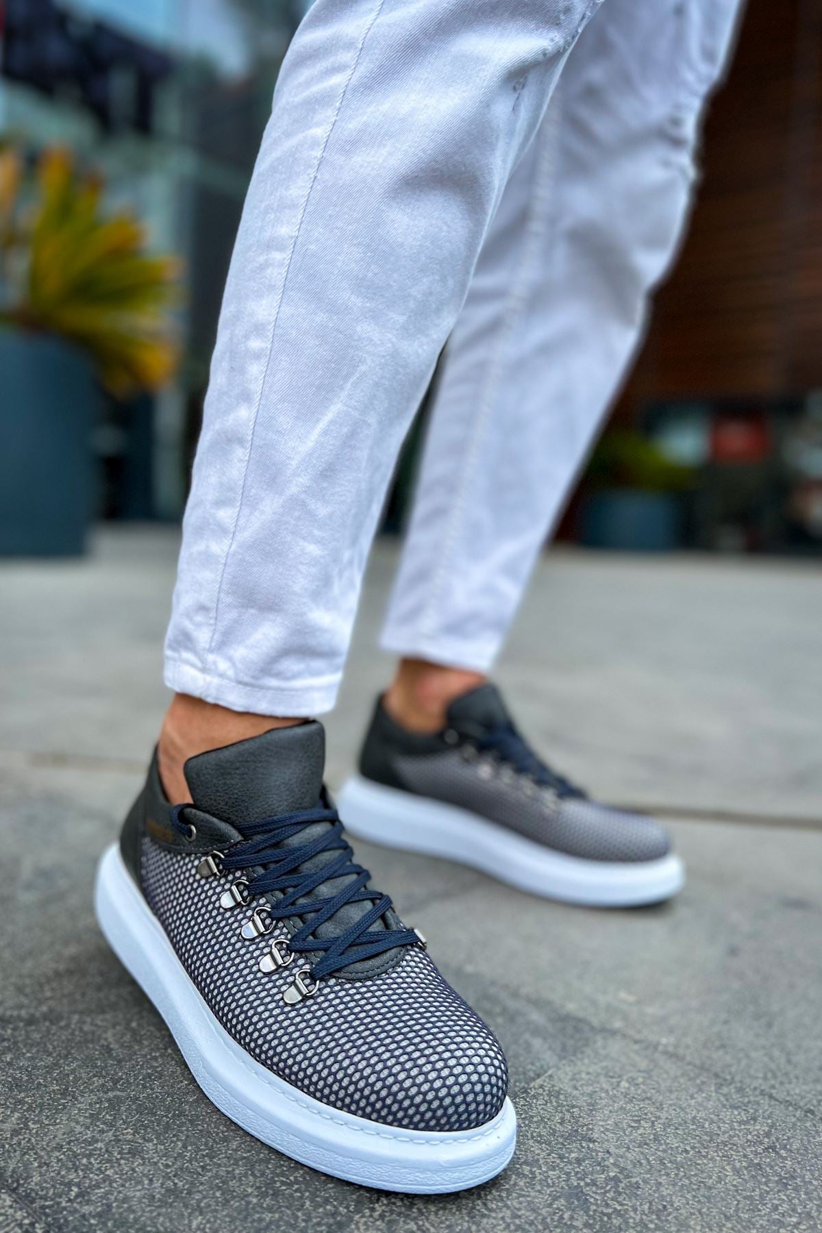 CH021 CBT Favo የወንዶች ስኒከር ግራጫ