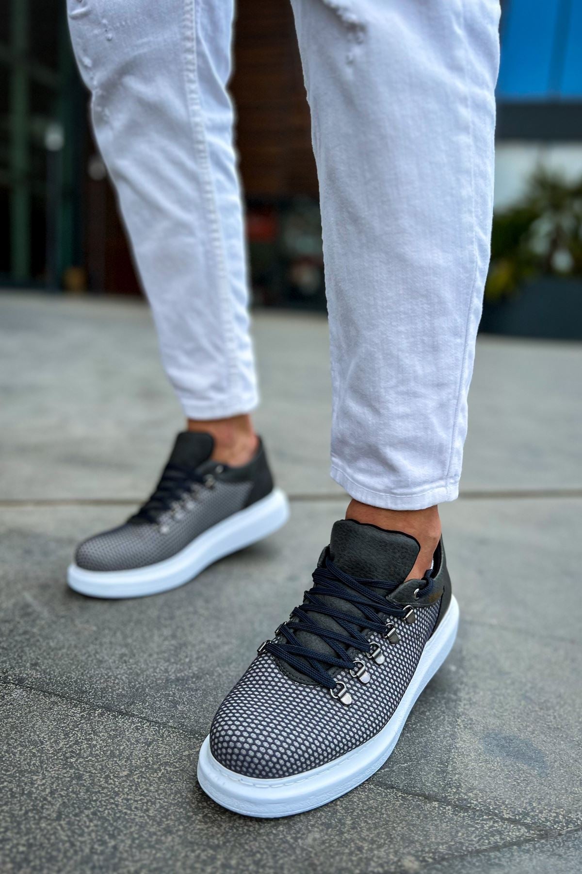 CH021 CBT Favo የወንዶች ስኒከር ግራጫ