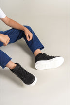 1012 - Roma Çocuk Ayakkabı Black