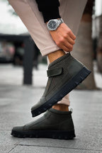 CH103 CST ፒራሚድ ረጅም የወንዶች ቦት ጫማዎች ካኪ