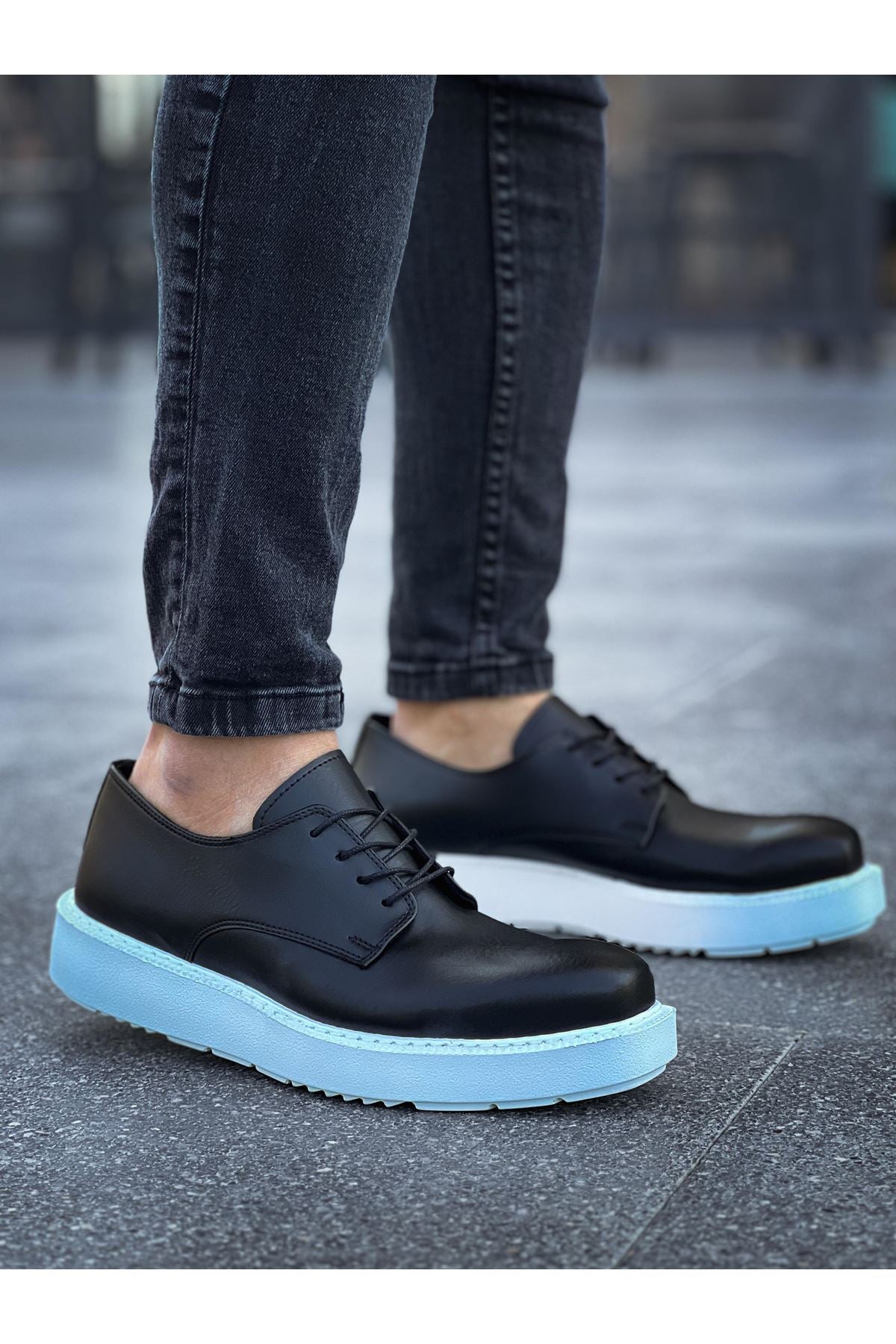 CH001 - FBT Classic Lace Men's Sneakers Black