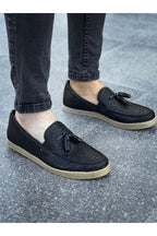 CH141 - HT Croco Men's Sneakers Black