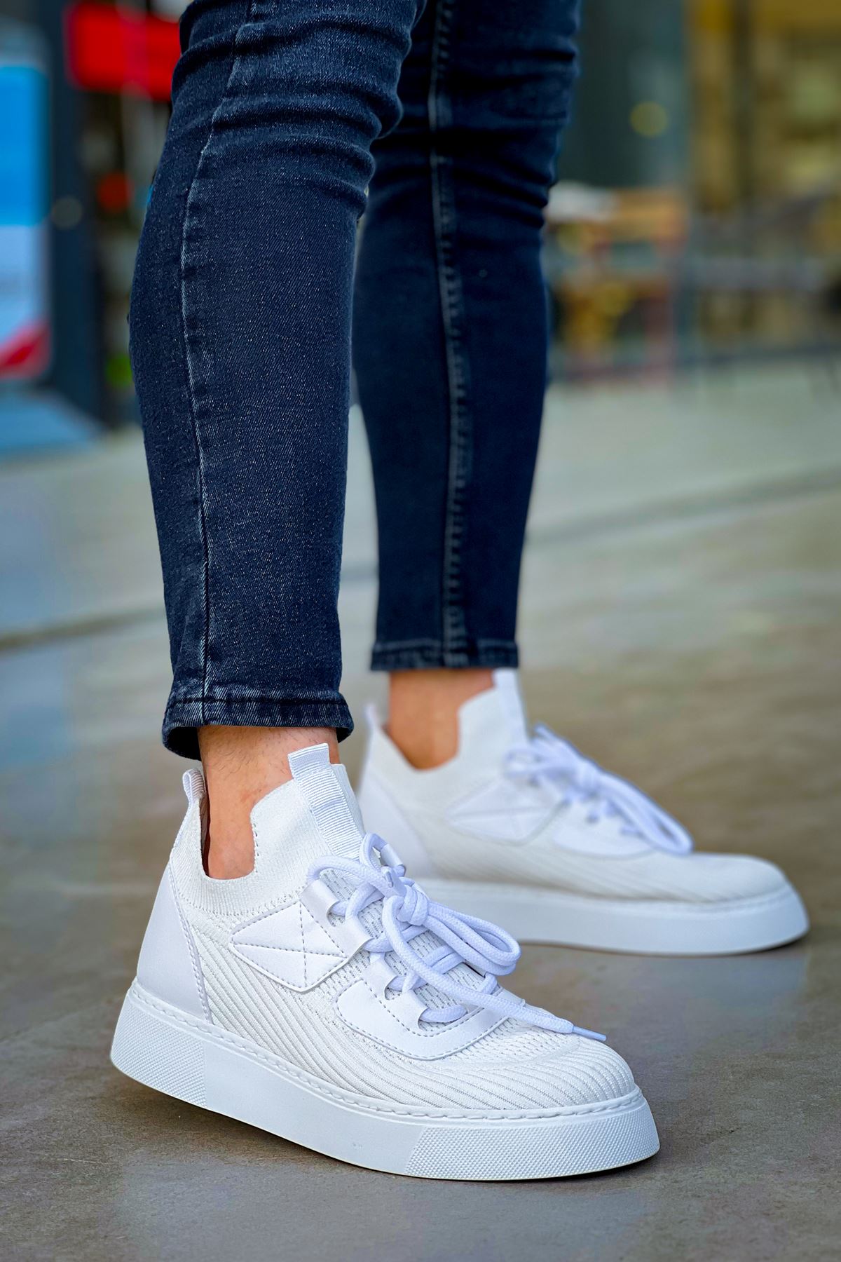 CH2425 - TBT የወንዶች ስኒከር ነጭ