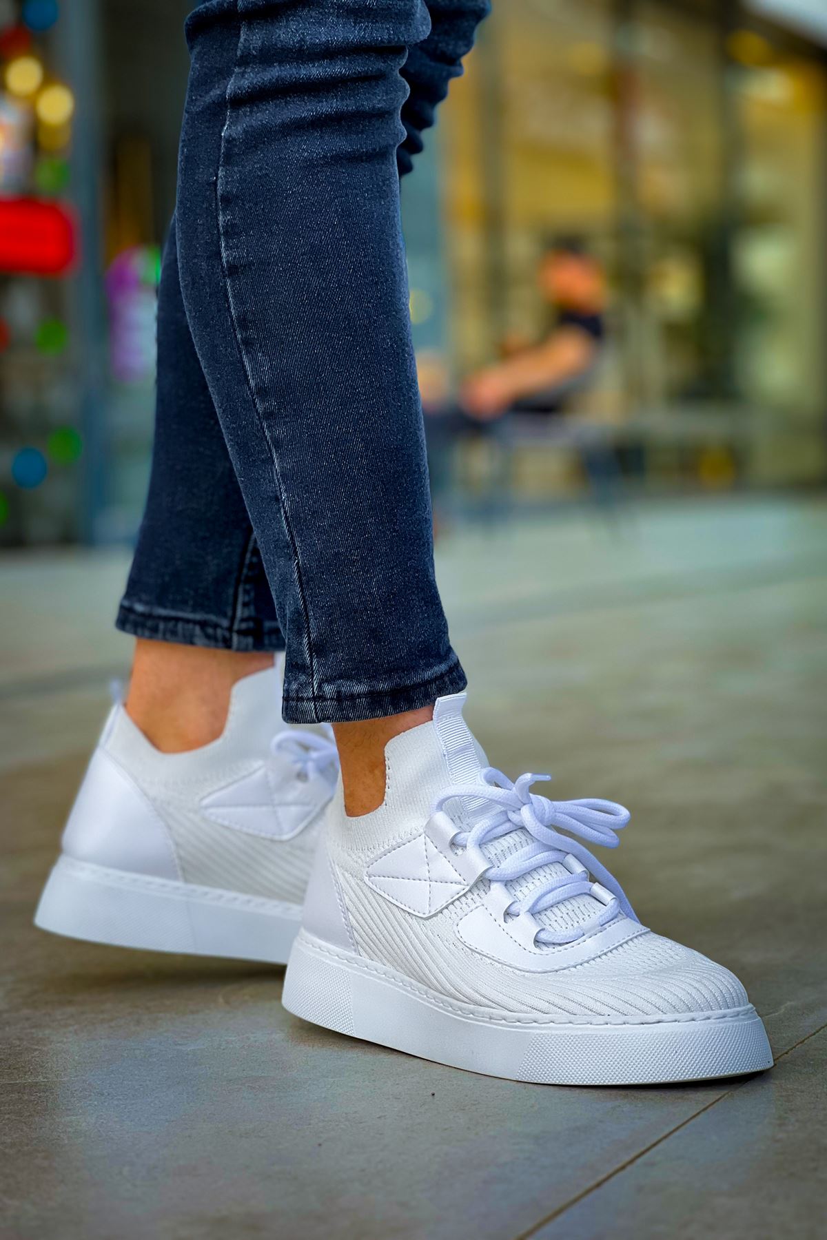 CH2425 - TBT የወንዶች ስኒከር ነጭ