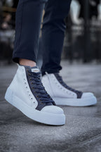 CH167 - GBT Blazer Men's Boots White/Grey