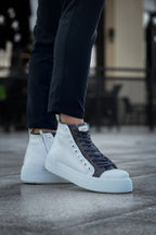 CH167 - GBT Blazer Men's Boots White/Grey