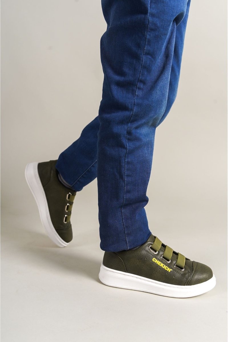 1007 - Montana Çocuk Ayakkabı HAKI - chekich.com