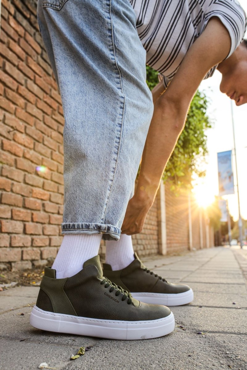 CH004 - CBT Hıde Erkek Ayakkabı HAKI - chekich.com