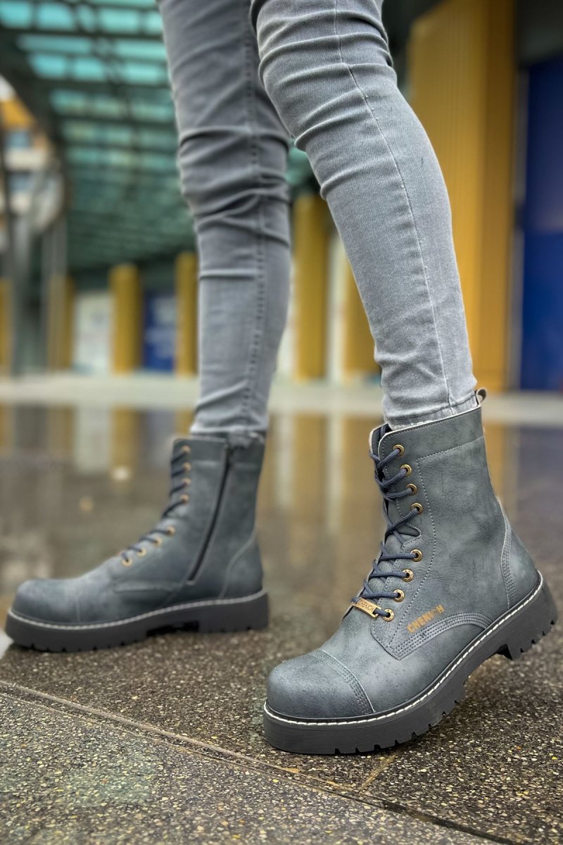 CH009 - CST Military Erkek Bot ANTRASIT - chekich.com