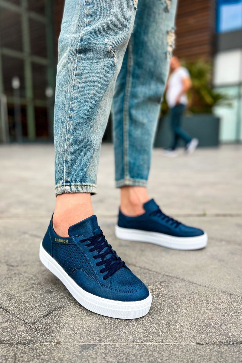 CH015 - CBT First Edition Erkek Ayakkabı LACIVERT - chekich.com