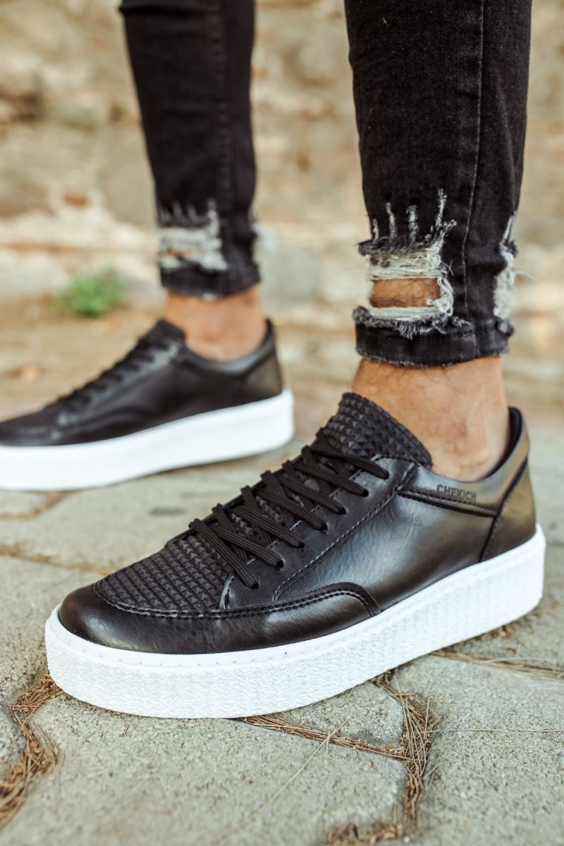 CH017 - FBT Pyramid Erkek Ayakkabı SIYAH - chekich.com