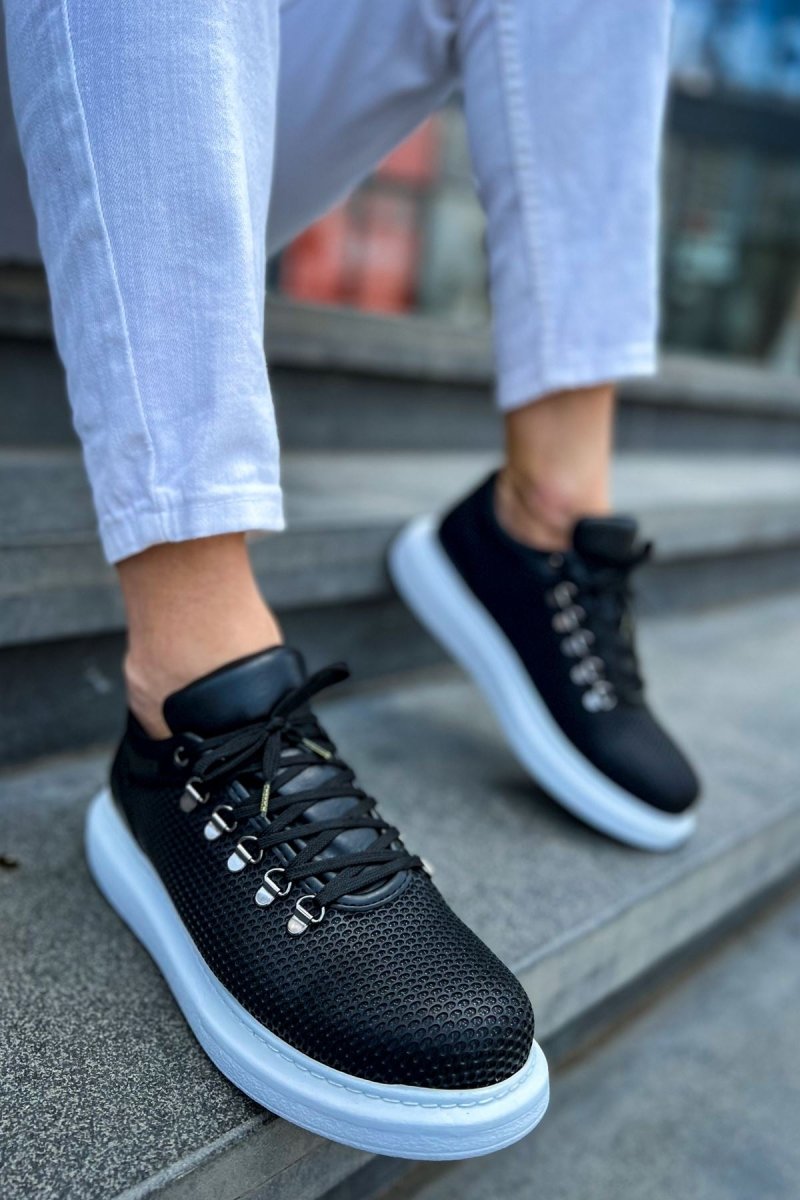 CH021 - CBT Favo Erkek Ayakkabı SIYAH - chekich.com