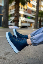 CH055 - CBT Between Erkek Bot LACIVERT - chekich.com