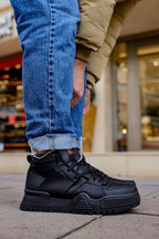 CH057 - GSST Ghost Line Erkek Bot SIYAH/SIYAH - chekich.com