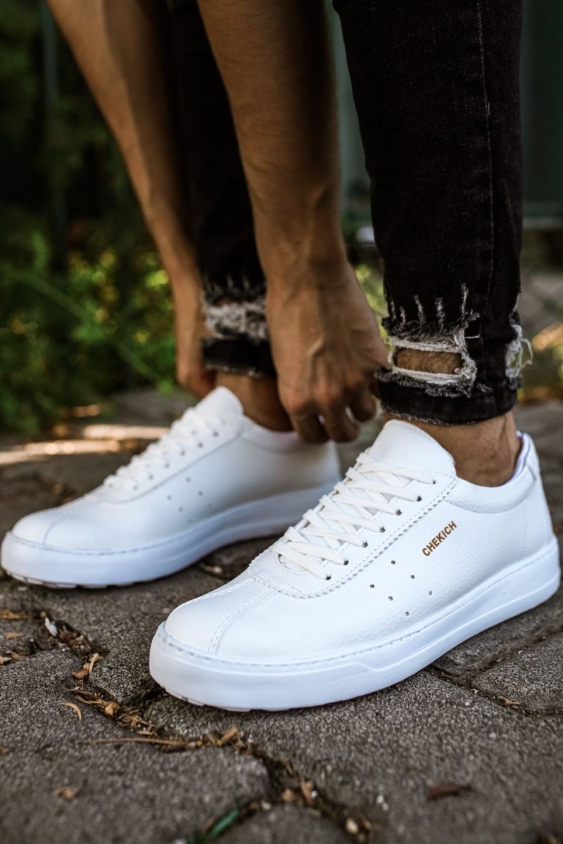 CH063 - Star - X CBT Erkek Ayakkabı BEYAZ - chekich.com