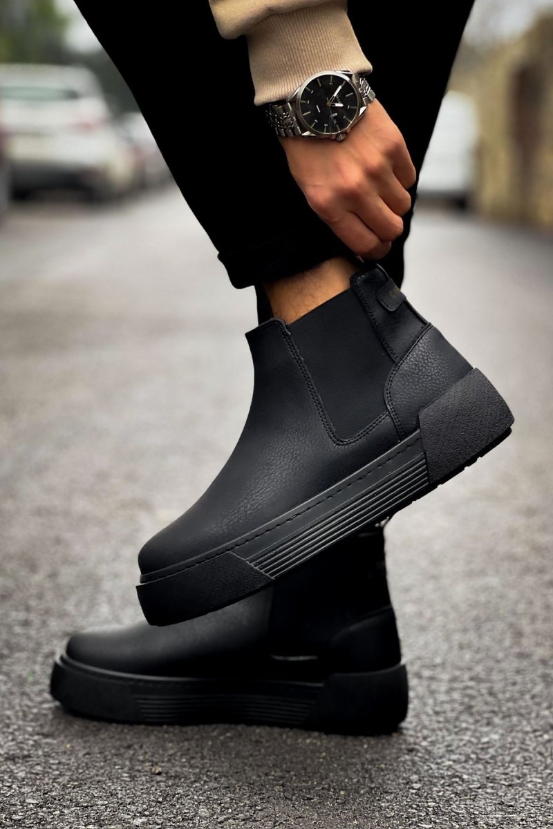 CH069 - CRT Harmany Erkek Bot SIYAH - chekich.com