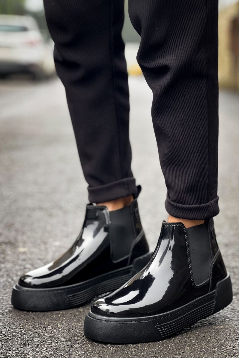 CH069 - RRT Harmany Erkek Bot SIYAH - chekich.com