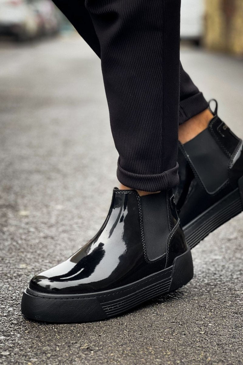 CH069 - RRT Harmany Erkek Bot SIYAH - chekich.com