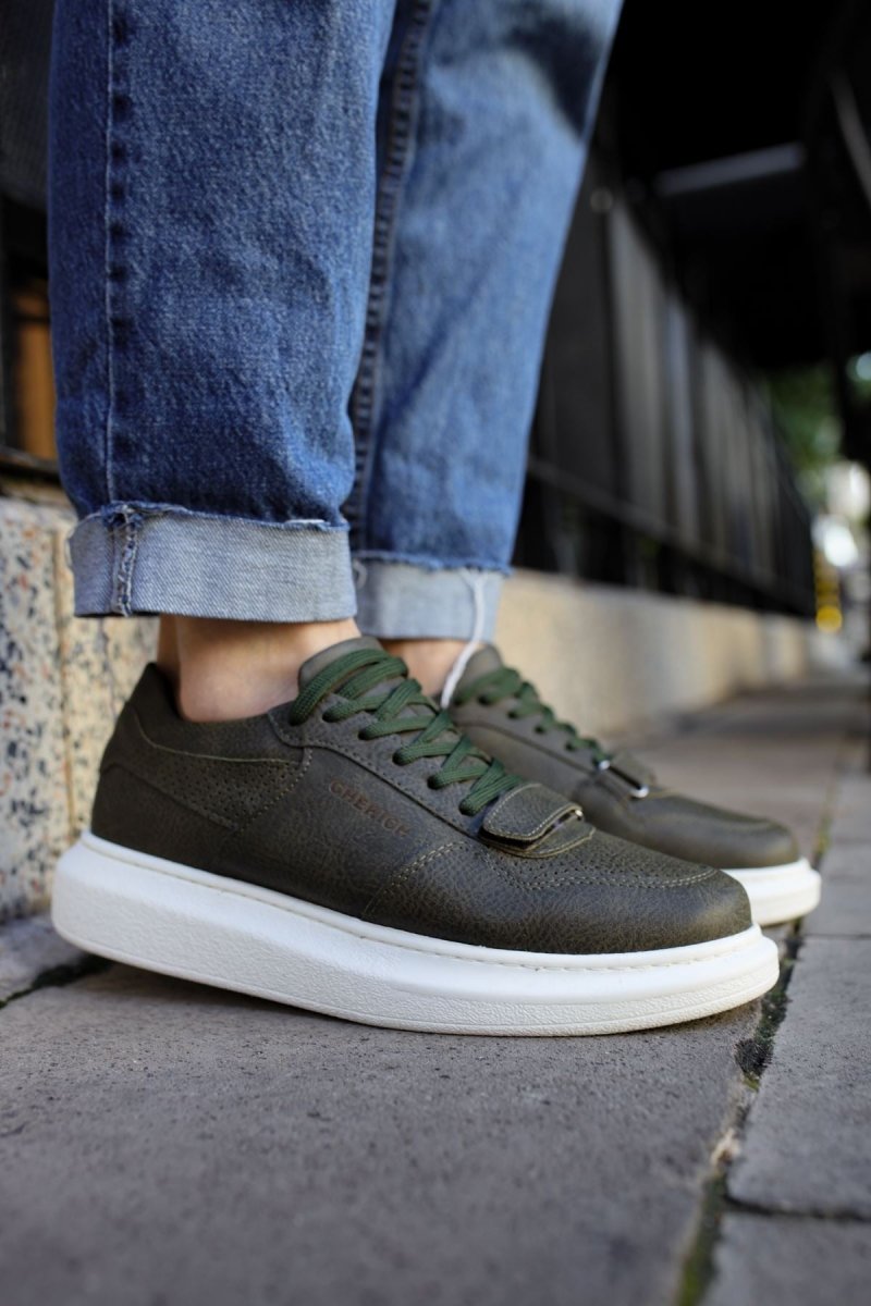 CH073 - CBT Flatline Erkek Ayakkabı HAKI - chekich.com