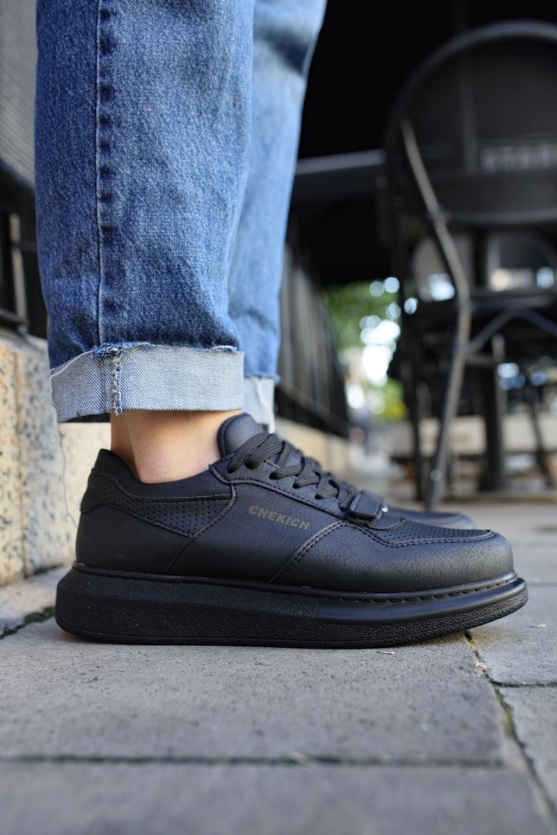 CH073 - CST Flatline Erkek Ayakkabı SIYAH - chekich.com