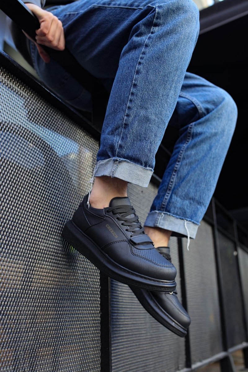 CH073 - CST Flatline Erkek Ayakkabı SIYAH - chekich.com