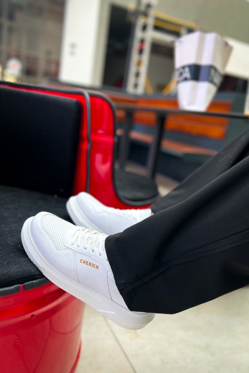 CH075 - CBT Signature Erkek Ayakkabı BEYAZ - chekich.com