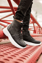 CH077 - BT Erkek Spor Bot SIYAH - chekich.com