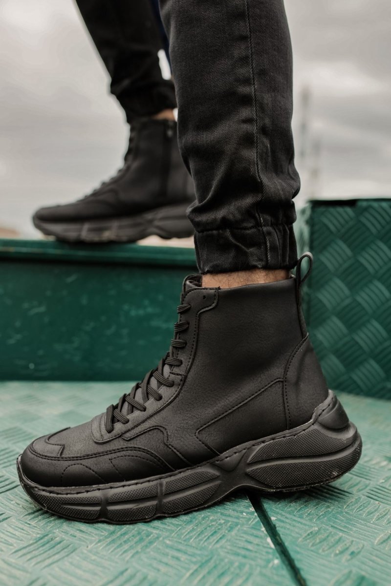 CH077 - ST Erkek Spor Bot SIYAH - chekich.com