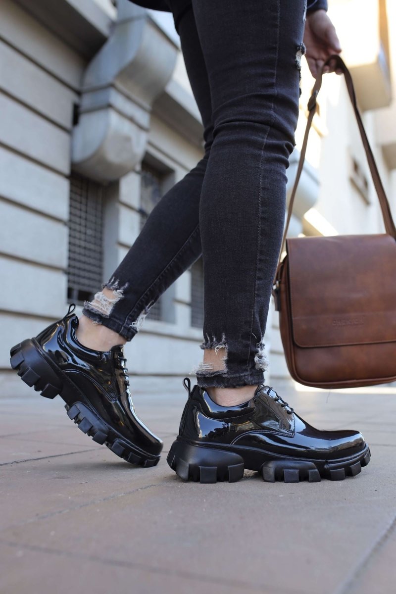 CH093 - RST Castle Erkek Ayakkabı SIYAH - chekich.com