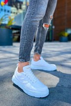 CH105 - CBT Cronus Erkek Ayakkabı BEYAZ - chekich.com