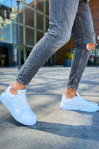 CH105 - CBT Cronus Erkek Ayakkabı BEYAZ - chekich.com