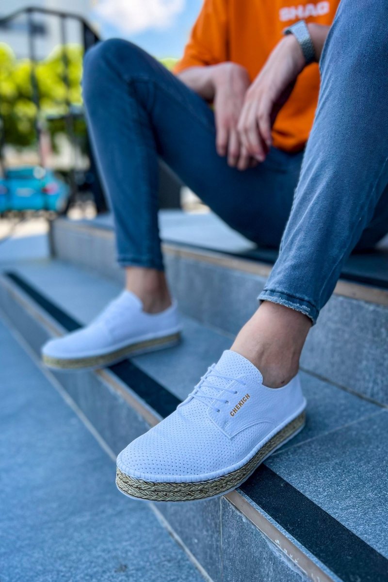 CH117 - CBT Stamina Nuova Erkek Ayakkabı BEYAZ - chekich.com