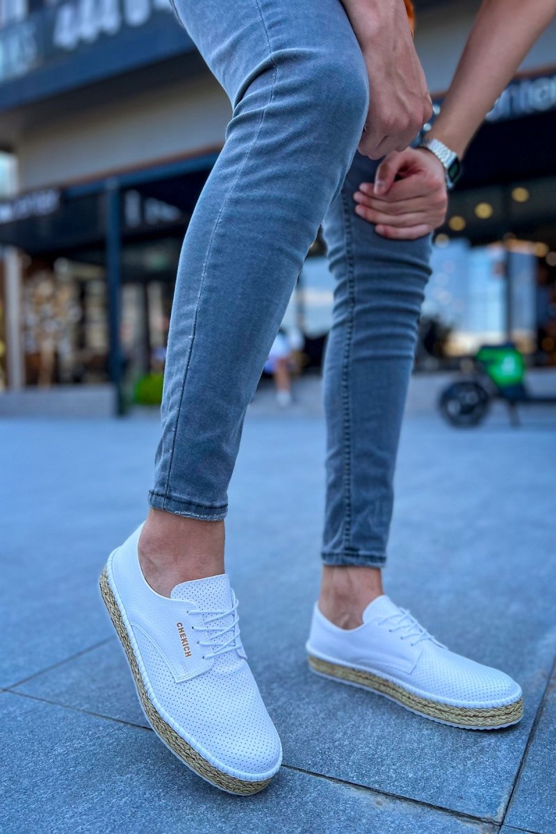 CH117 - CBT Stamina Nuova Erkek Ayakkabı BEYAZ - chekich.com