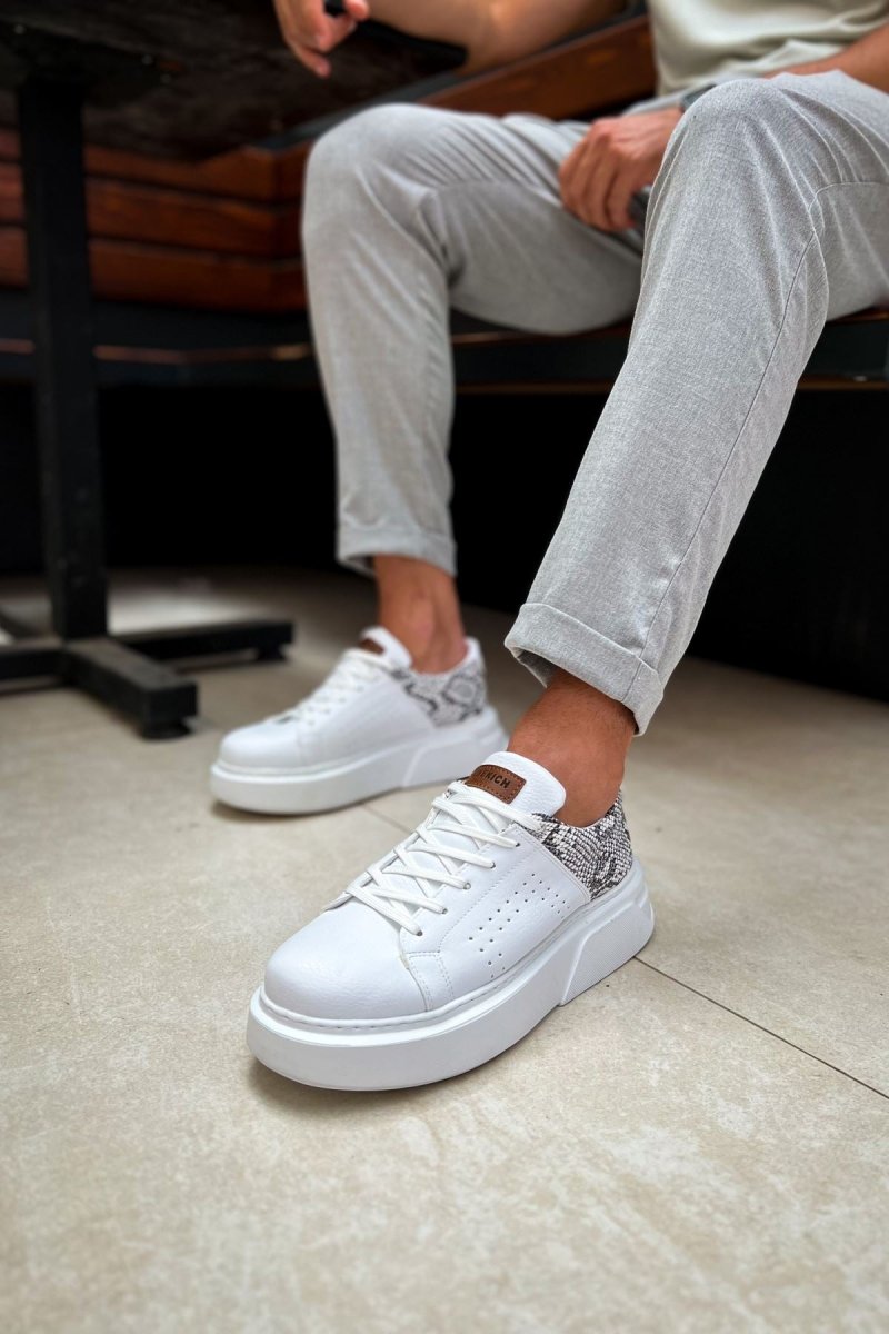 CH145 - CBT Sauerbergg Erkek Ayakkabı BEYAZ - chekich.com