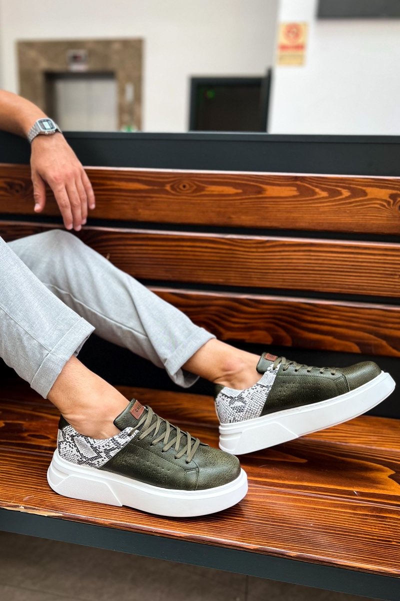 CH145 - CBT Sauerbergg Erkek Ayakkabı HAKI - chekich.com