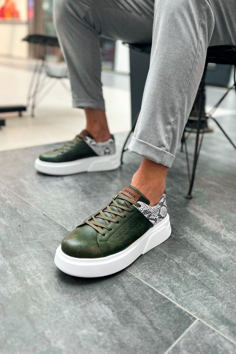 CH145 - CBT Sauerbergg Erkek Ayakkabı HAKI - chekich.com