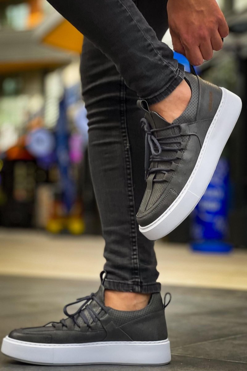 CH159 - CBT Saturn Erkek Ayakkabı ANTRASIT - chekich.com