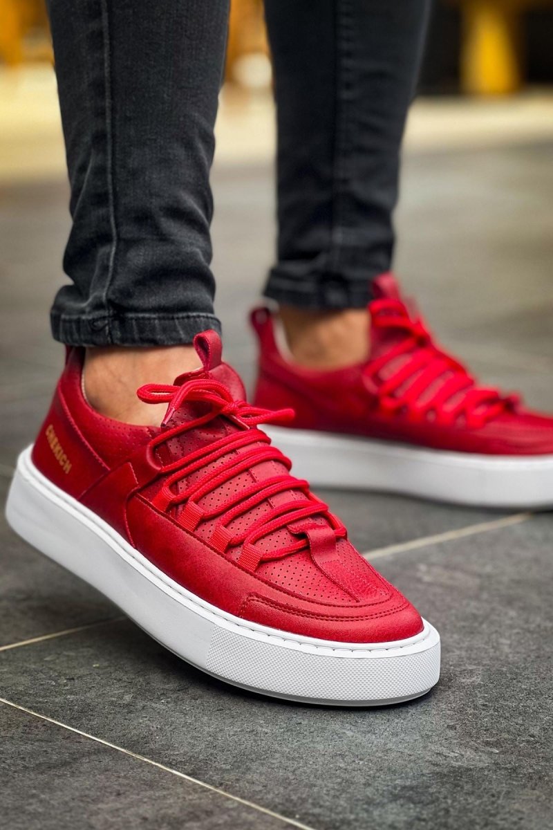 CH159 - CBT Saturn Erkek Ayakkabı KIRMIZI - chekich.com