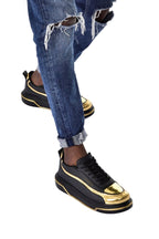 CH241 - CST Signature Line Up Men Sneaker Black/Gold - chekich.com