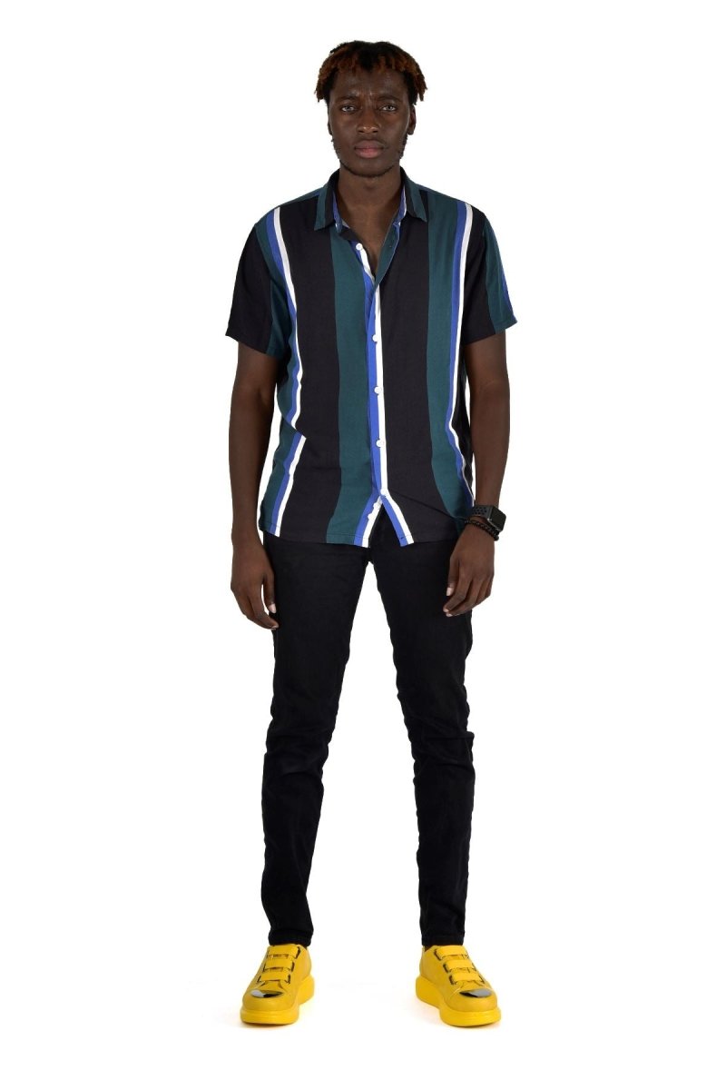 CH251 CRT Mirror Men Sneaker Yellow - chekich.com