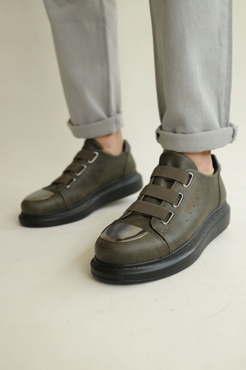 CH251 - CST Mirror Men Sneaker Khaki - chekich.com