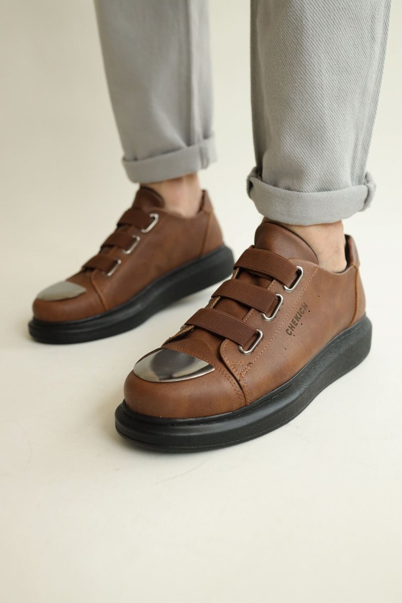 CH251 - CST Mirror Men Sneaker Tan - chekich.com