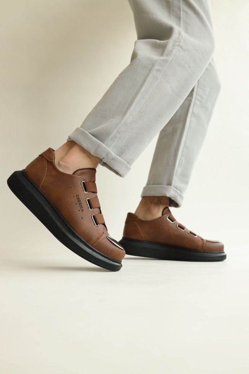 CH251 - CST Mirror Men Sneaker Tan - chekich.com