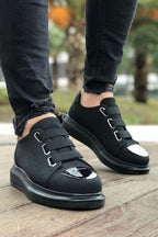 CH251 - SST Mirror Suede Erkek Ayakkabı SIYAH - chekich.com