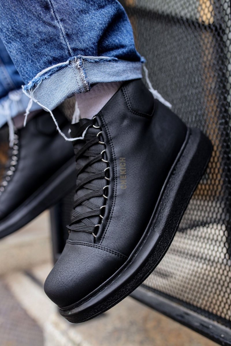 CH258 - CST Roma Men's Boots Black - chekich.com